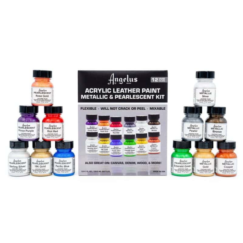 Metallic Pearlescent Angelus 12 Farben Set