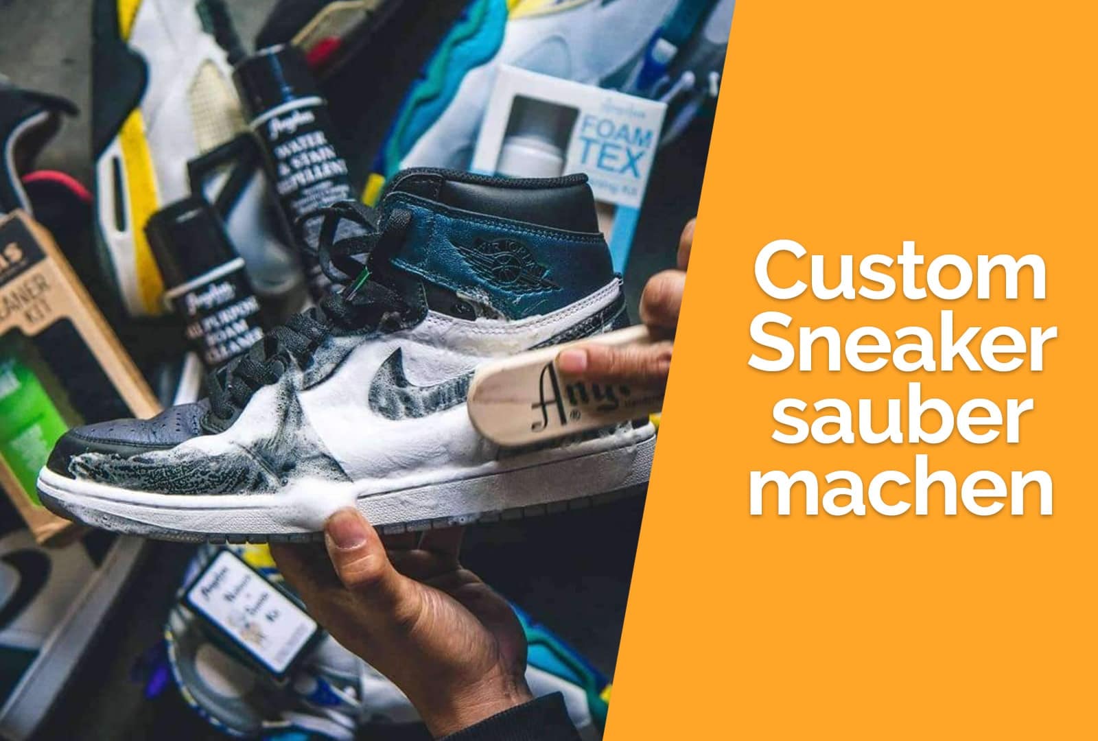 Custom Sneaker reinigen