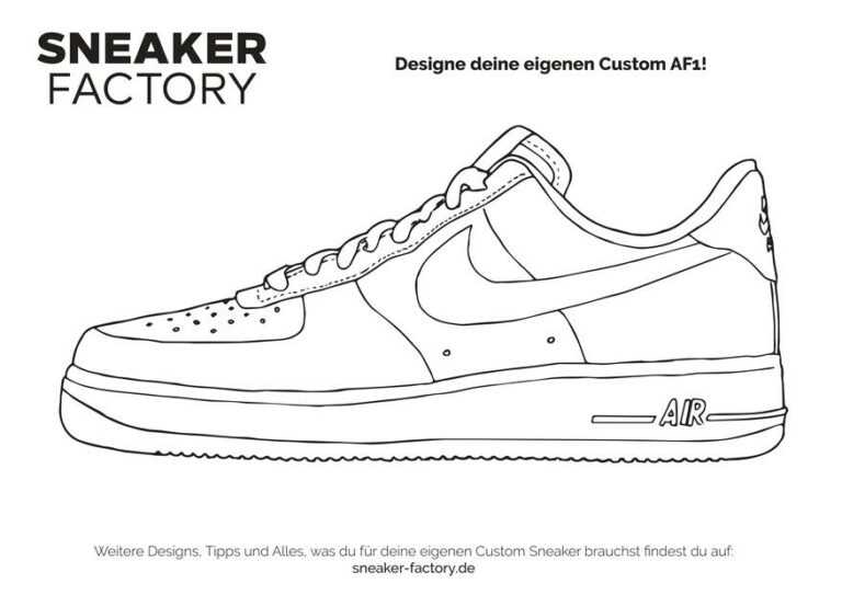 Nike Ausmalbilder Malvorlagen