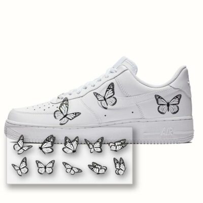 Iron On Schmetterlinge Produktbild zum Aufbügeln für deinen Custom Sneaker
