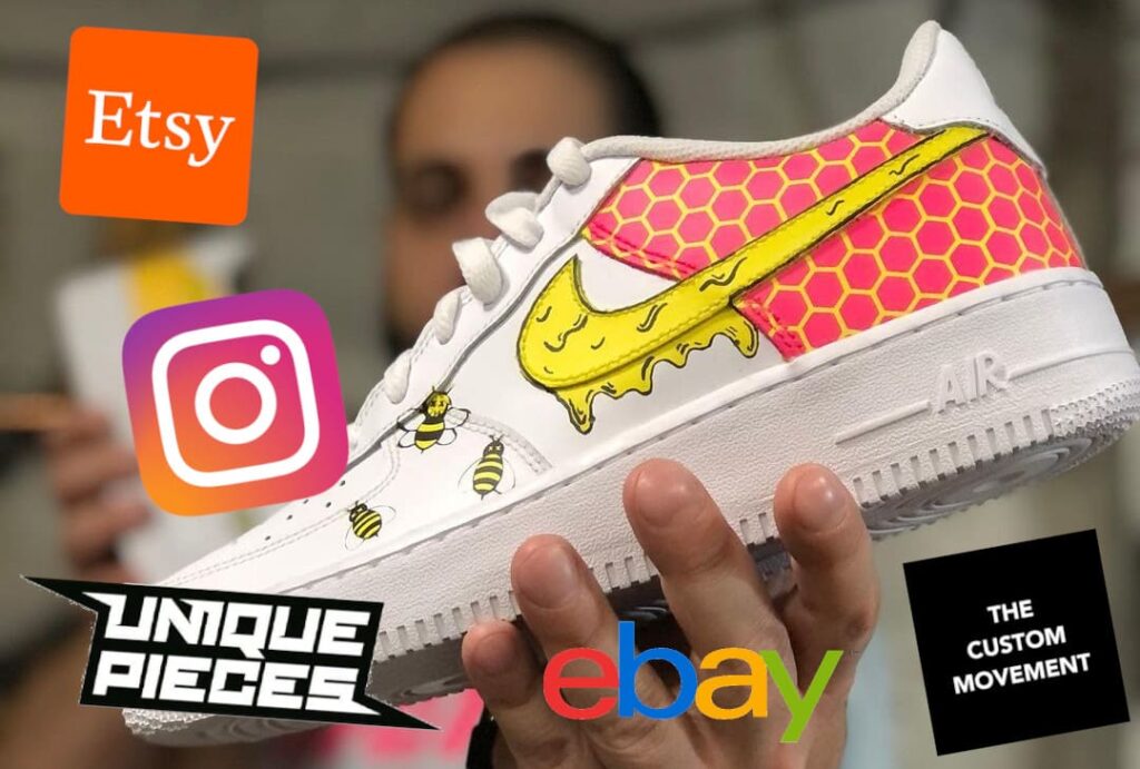 Custom Sneaker kaufen - Auf Instagram, Ebay, Etsy und co.